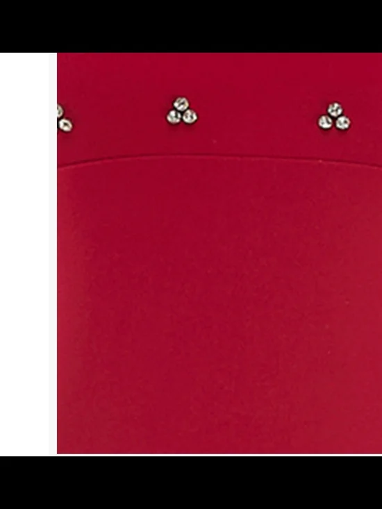 City Studio NWT Red Bodycon Dress with Slit Junior Size 15/16 - Picture 4 of 6